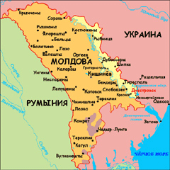 карта молдовы