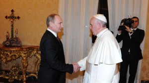 Путин и Папа Римский